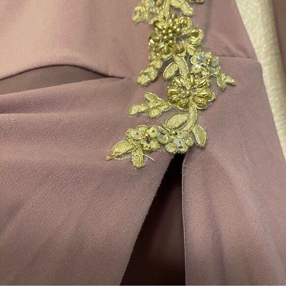 Weissman dance costume LOVE ME AGAIN 10156 Asymmetrical lavender mauve LC child - Picture 4 of 13